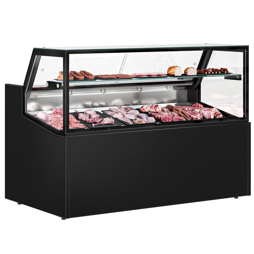 Chladicí pult - 1580 mm - 290L - s LED osvětlením a 1 policí