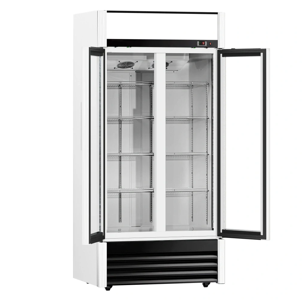 Lednice na nápoje - 630L - se 2 skleněnými dveřmi