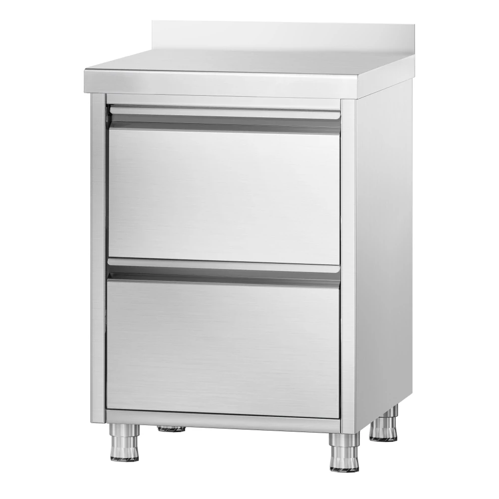 Zásuvková skříňka PREMIUM - 0,5 m - se 2 šuplíky a obkladovým panelem