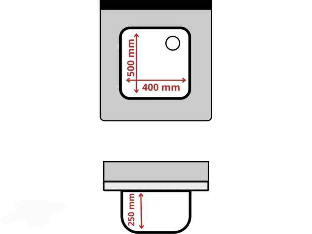 Nerezový mycí stůl PREMIUM s jedním dřezem, spodní policí a zadním lemem 0,7 m