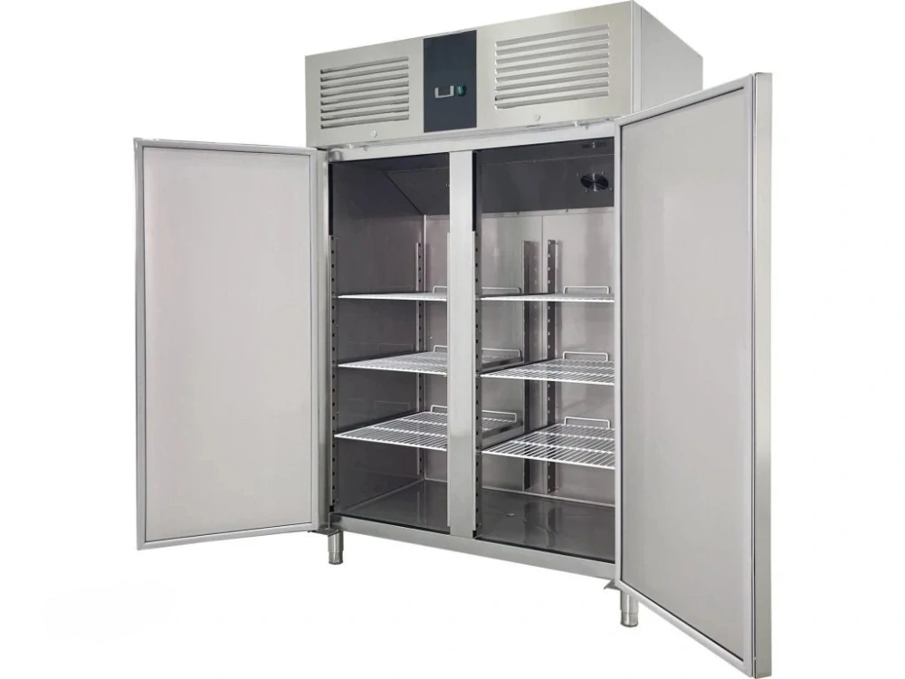 Lednice – 1,48 x 0,73 m – s 2 nerezovými dveřmi