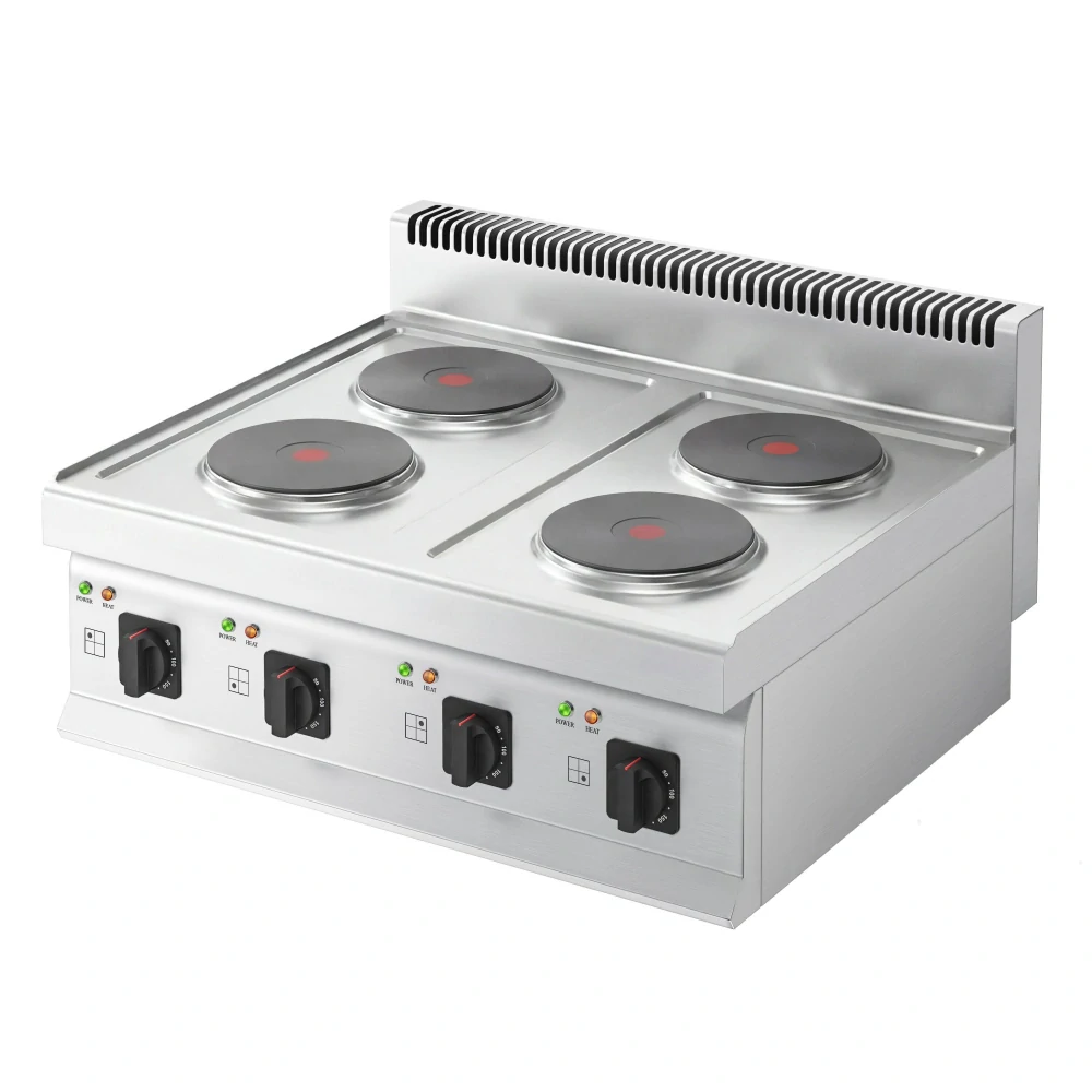 Elektrický sporák - 4x plotýnka kulatá (8 kW)