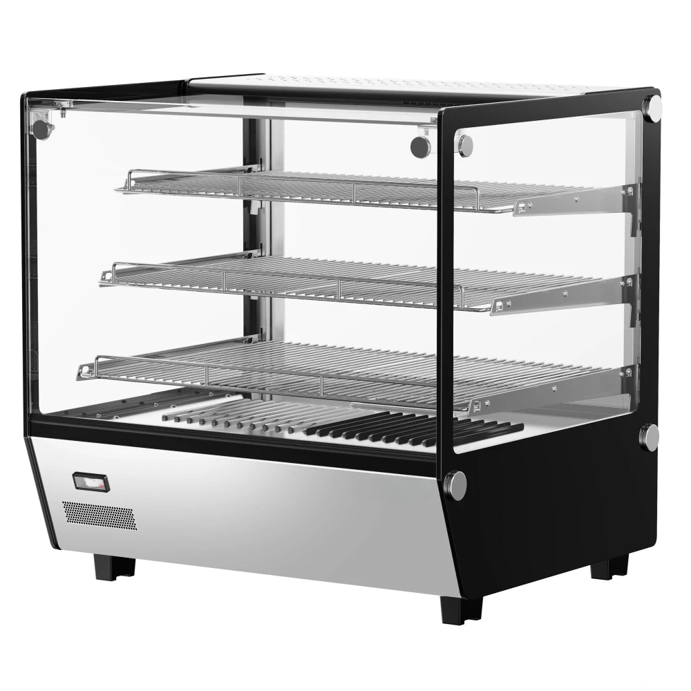 Komerční vyhřívaná vitrína – 702 mm – 1,1 kW – se 3 policemi