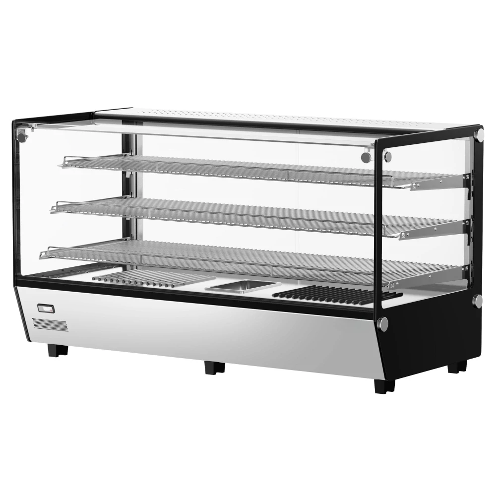 Komerční vyhřívaná vitrína – 1219 mm – 1,8 kW – se 3 policemi