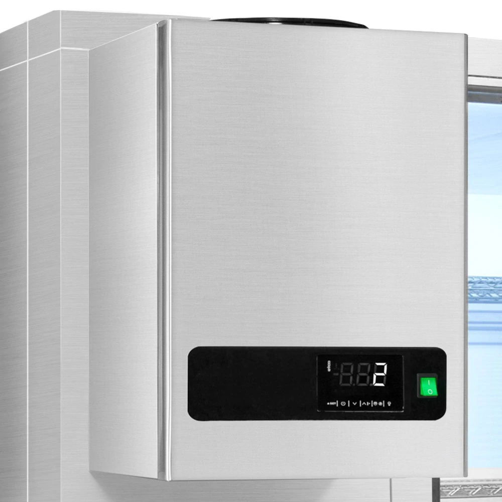 Nerezový nástěnný chladicí agregát - max. pro 5 m³