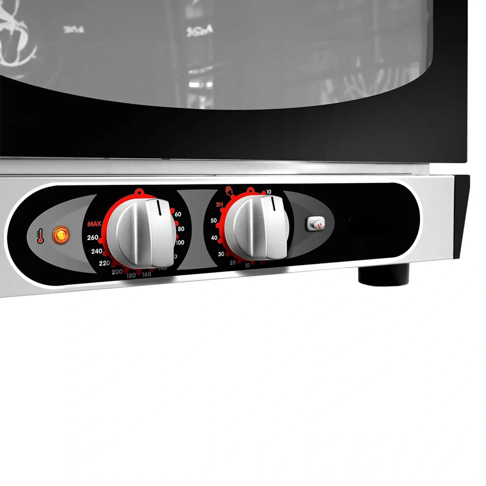 Elektrická Pekárenská horkovzdušná trouba - s funkcí páry - Manuální - 3x GN 1/1 nebo EN 60x40