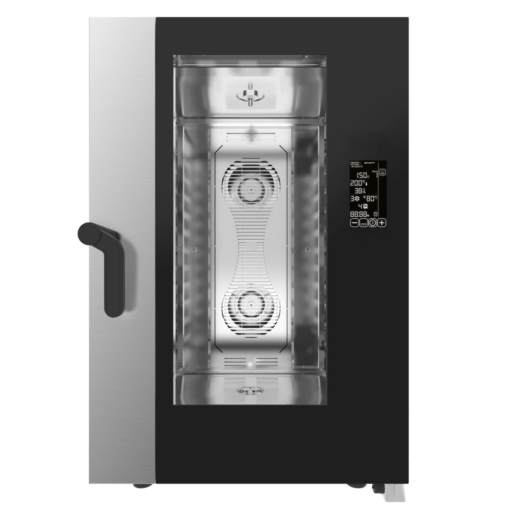 Elektrický kombinovaný konvektomat - digitální - 2,4″ LCD displej - 11x GN 1/1