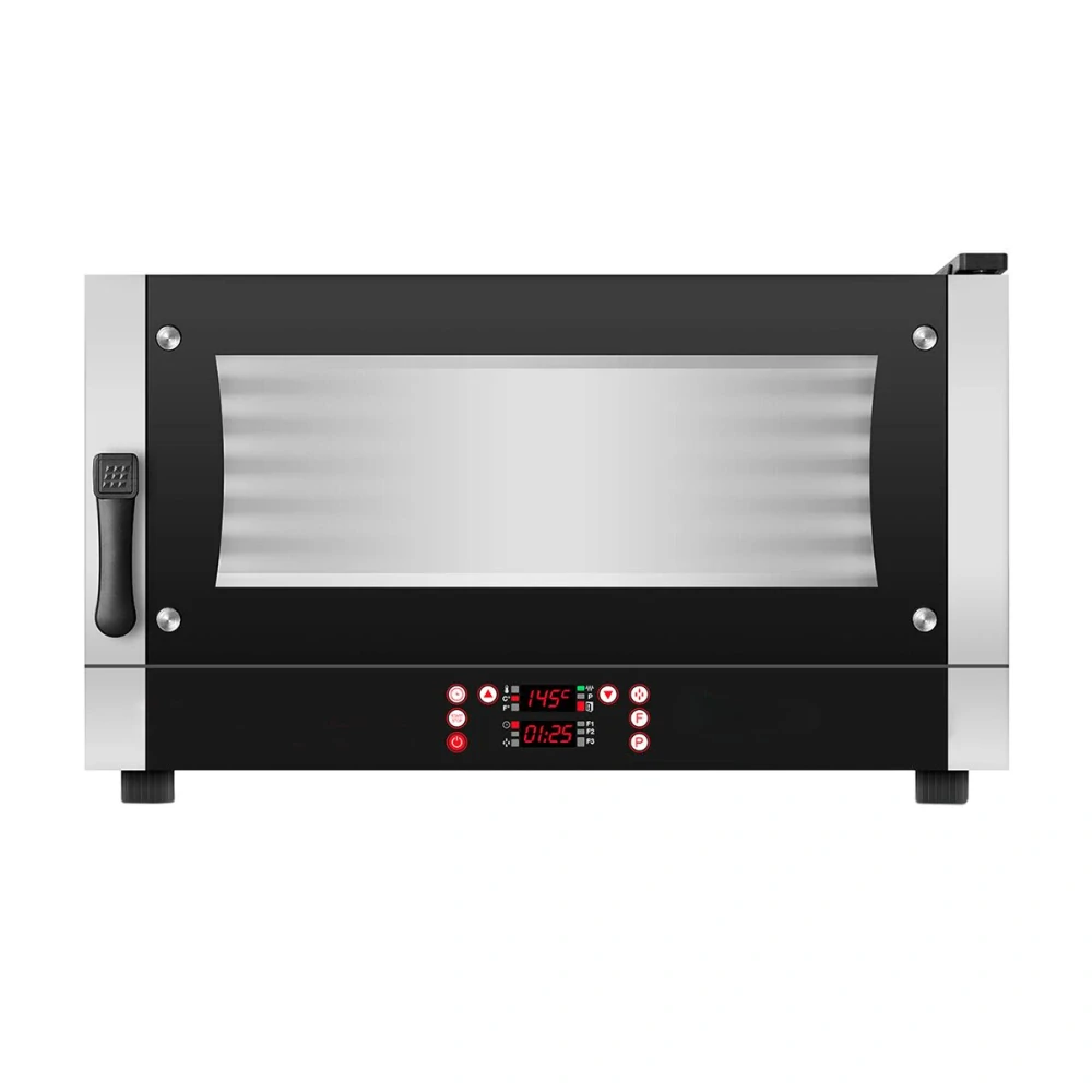 Pekařský Elektrický kombinovaný konvektomat - digitální - 2,4″ LCD displej - 3x EN 600x400