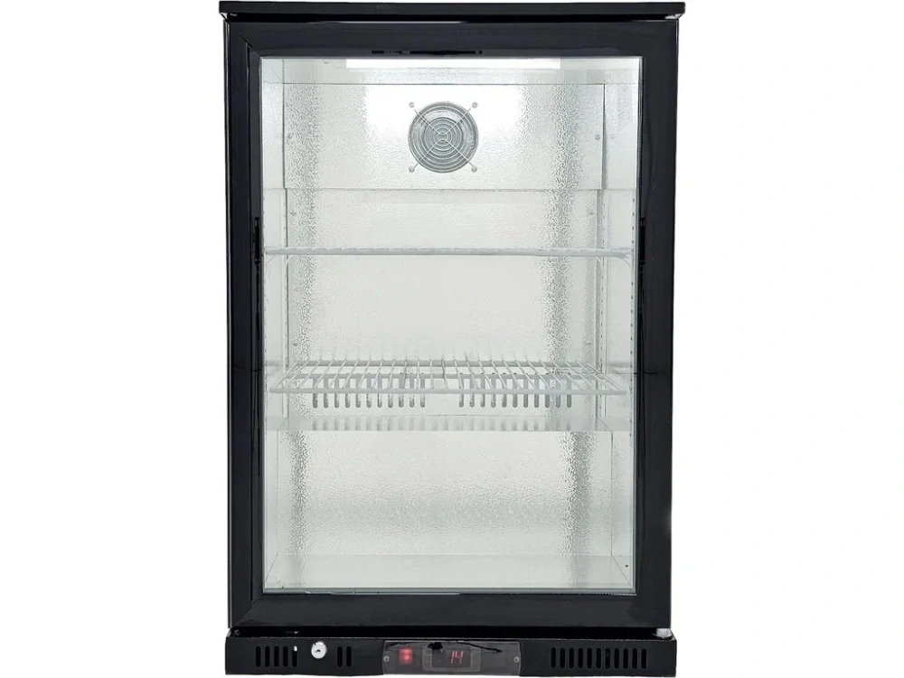 Barová lednice – 120 l, 1× skleněné dveře