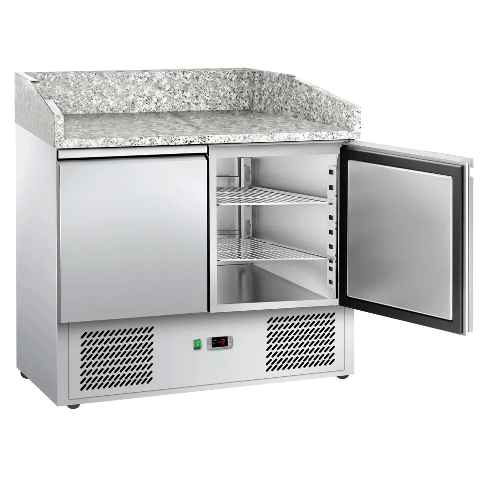 Chladicí stůl na pizzu ECO - 935x700 mm - Se 2 dveřmi