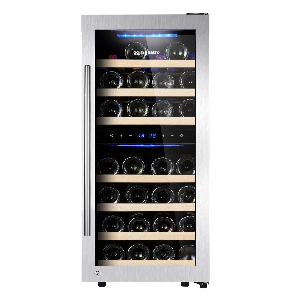Vinotéka / Chladnička na víno - 2 klimatické zóny - 100 l - max. 33 lahví