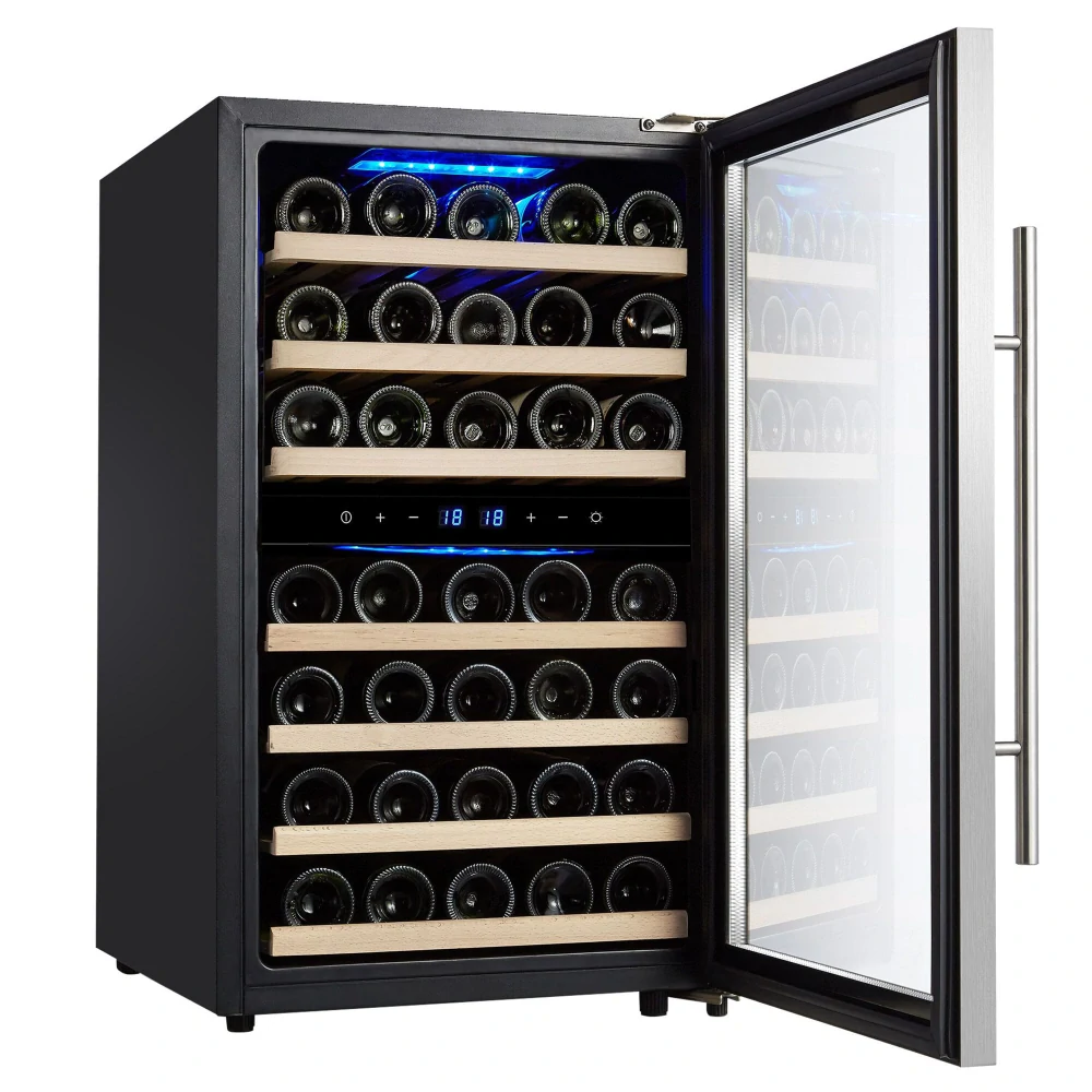 Vinotéka / Chladnička na víno - 2 klimatické zóny - 120 l - max. 45 lahví