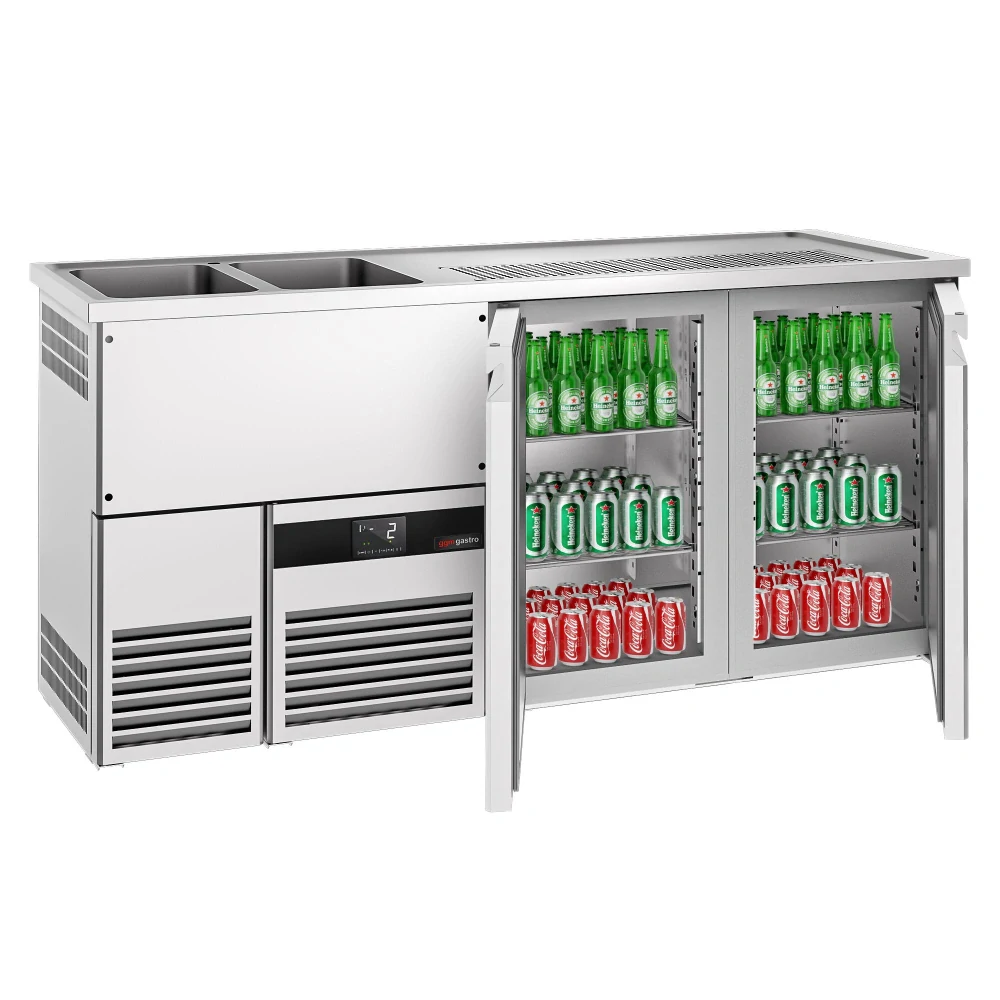 Výčepní pult PREMIUM - 1950x700 mm - 2 dveře