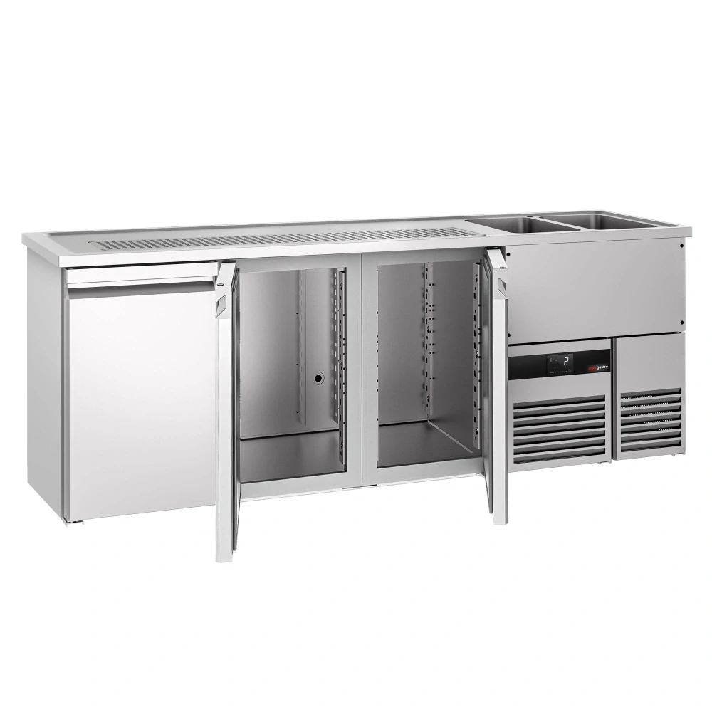 Výčepní pult PREMIUM - 2500x700 mm - 3 dveře