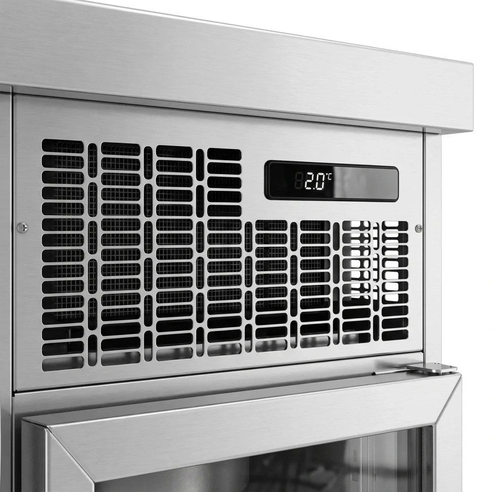 Chladič na sudy - 2x50 L sudy - 1100x600 mm - se 2 skleněnými dveřmi