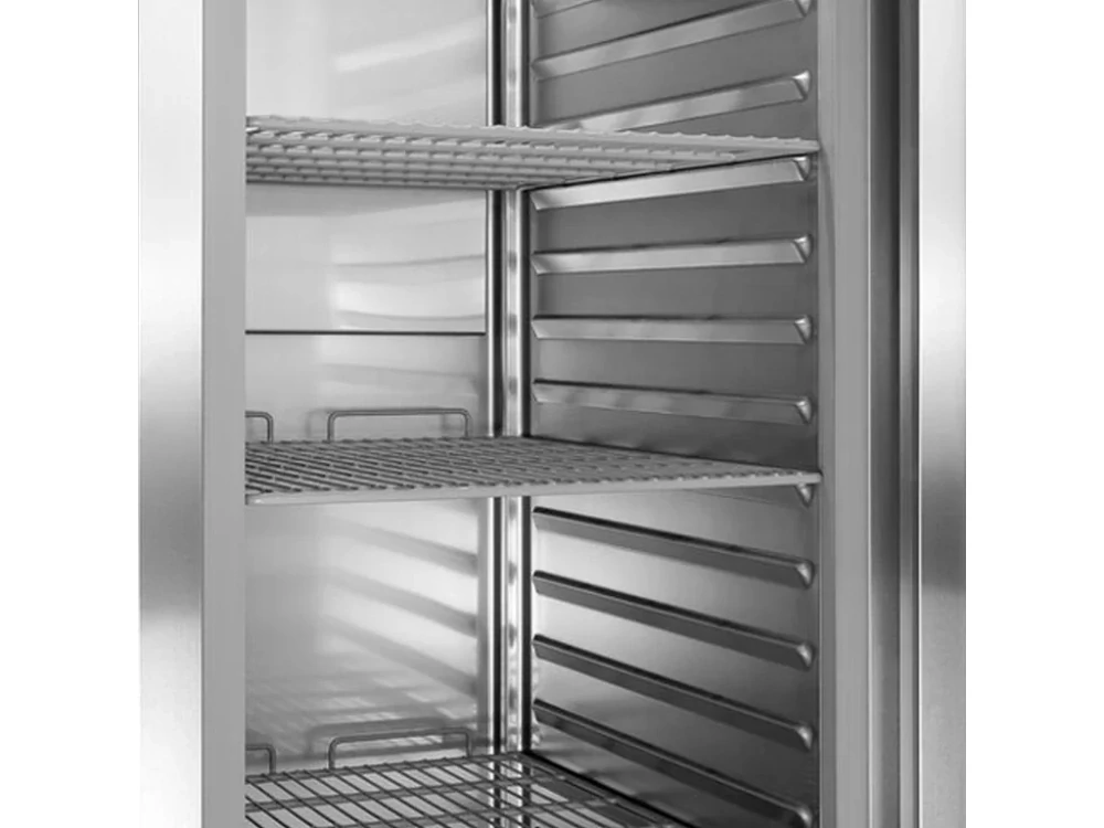 Nerezová mrazicí skříň PREMIUM PLUS - GN 1/1 - 325 L - Se 1 skleněnými dveřmi