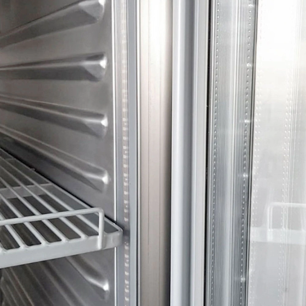 Nerezová mrazicí skříň Premium PLUS - GN 2/1 - 1240 L - se 2 skleněnými dveřmi