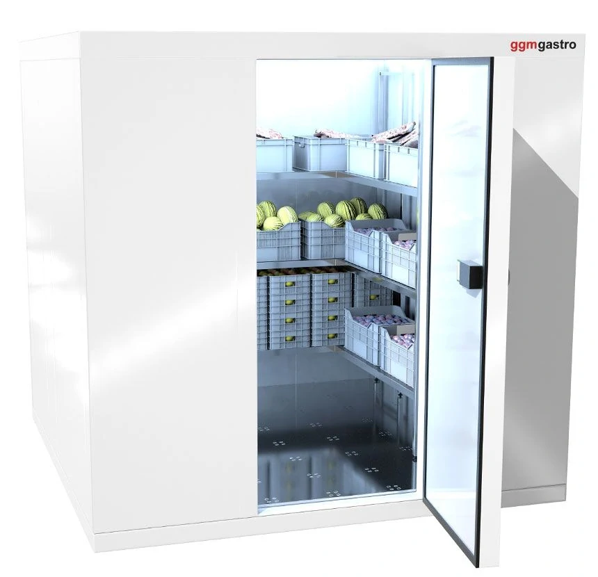 Mrazicí box - 2100x1200 mm - 3,20 m³ - vč. mrazicí jednotky a lamel