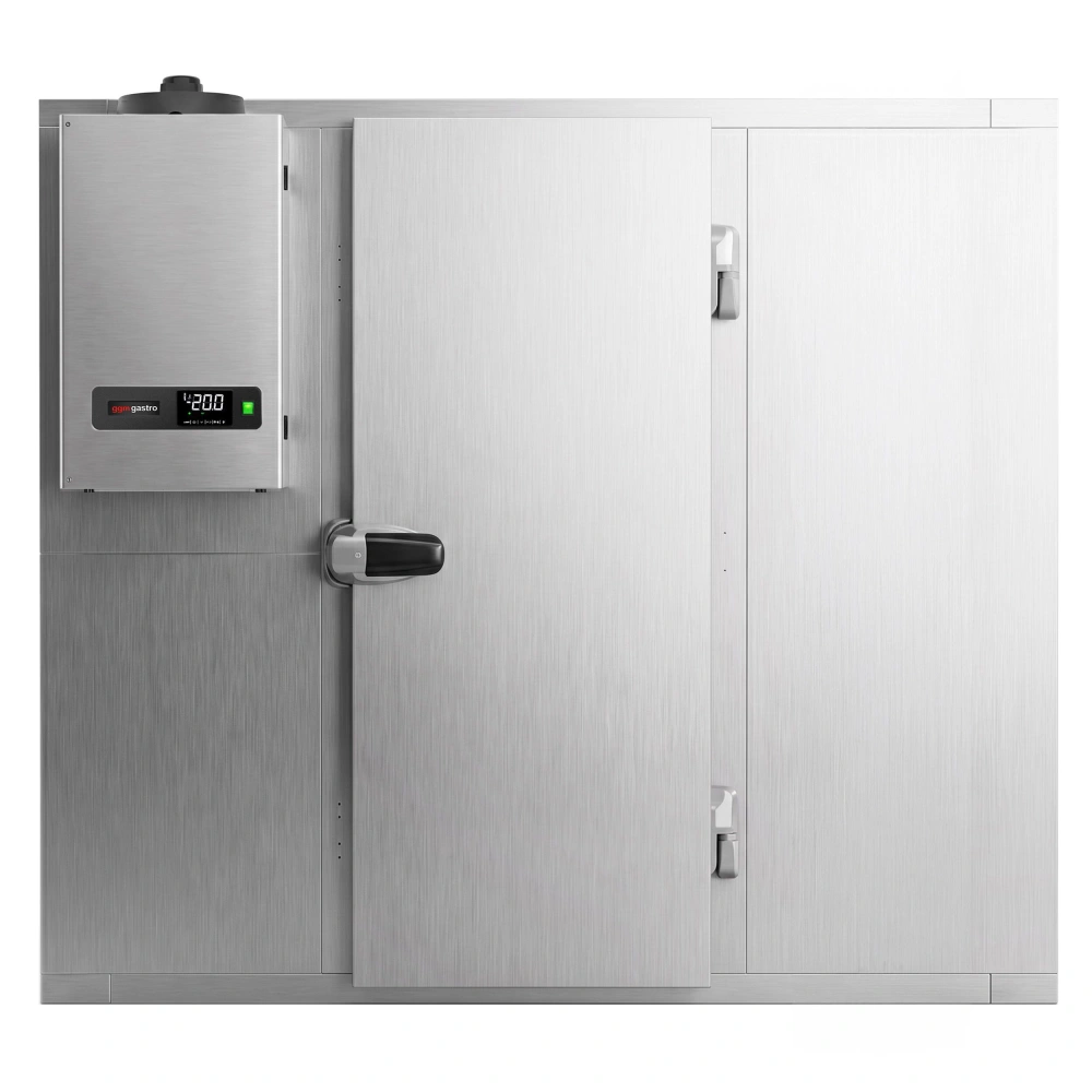 Nerezový mrazicí box - 2100x2100 mm - 6,12 m³ - vč. mrazicí jednotky a lamel