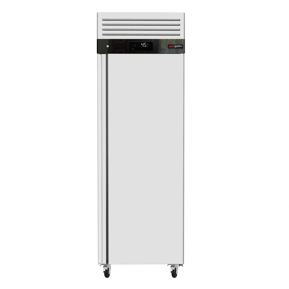 Nerezová chladicí skří ECO - 600L - s 1 dveřmi - vnitřní strana dveří z plastu