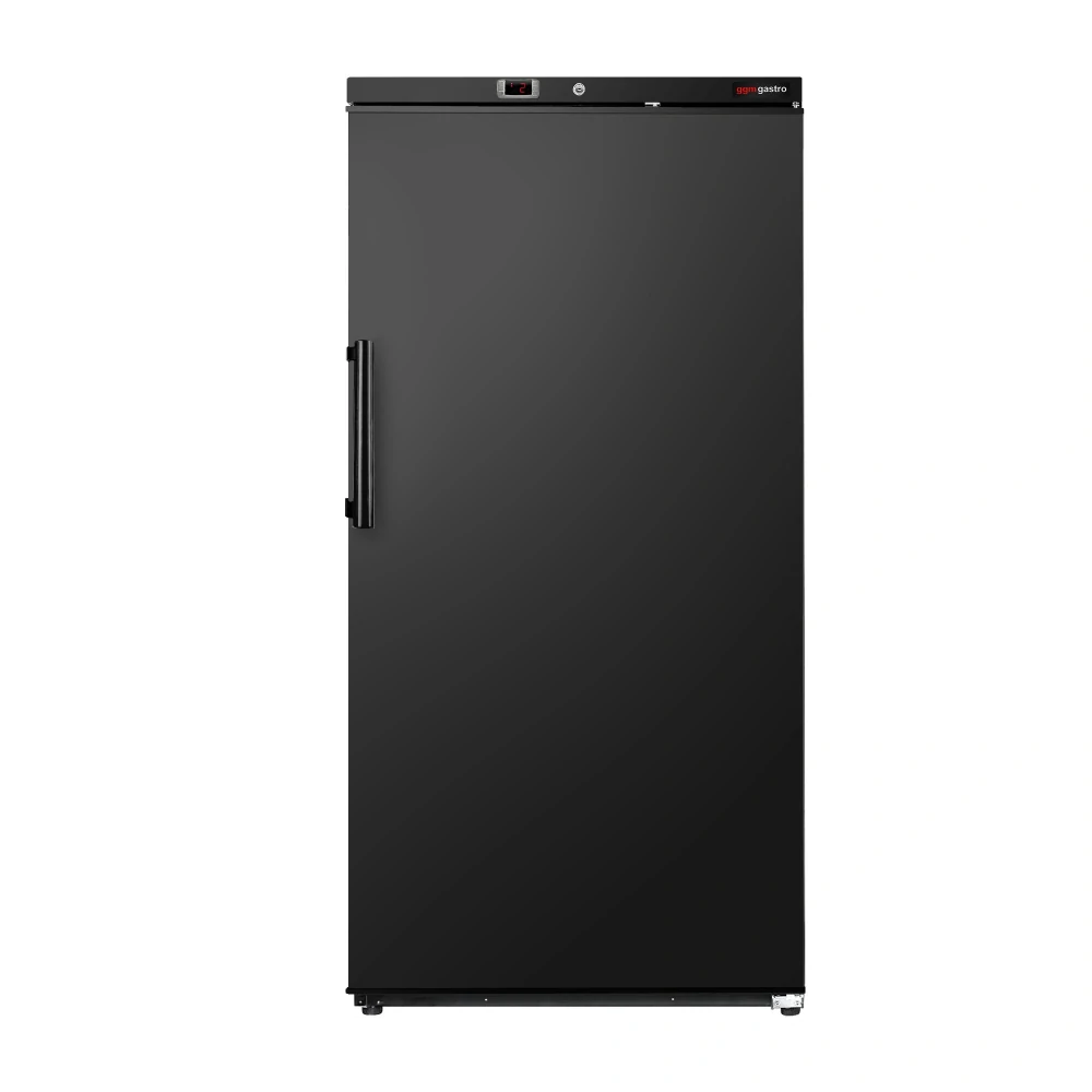 Chladicí skříň ECO - 600 L - s 1 dveřmi - Vnitřní strana dveří z plastu - Černá