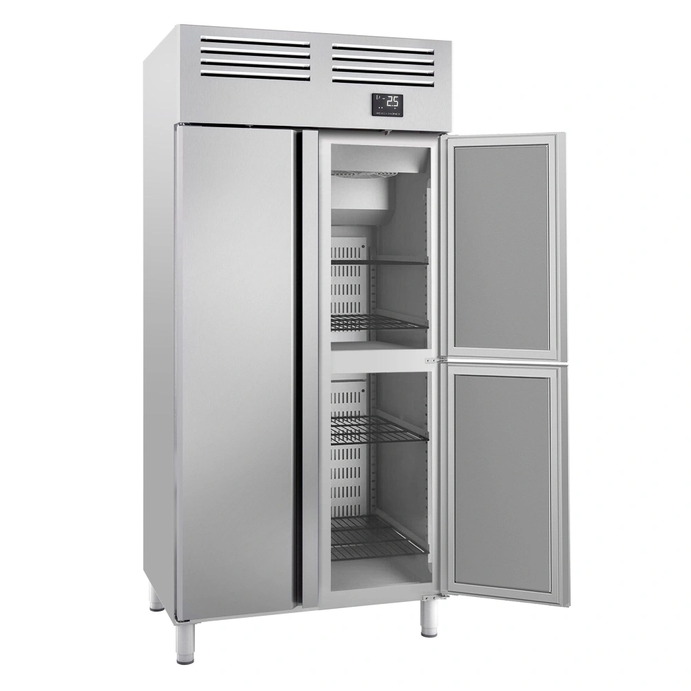 Nerezová chladicí skříň PREMIUM PLUS - GN 1/1 745 L - Se 1 dveřmi a 2 polovičními dveřmi