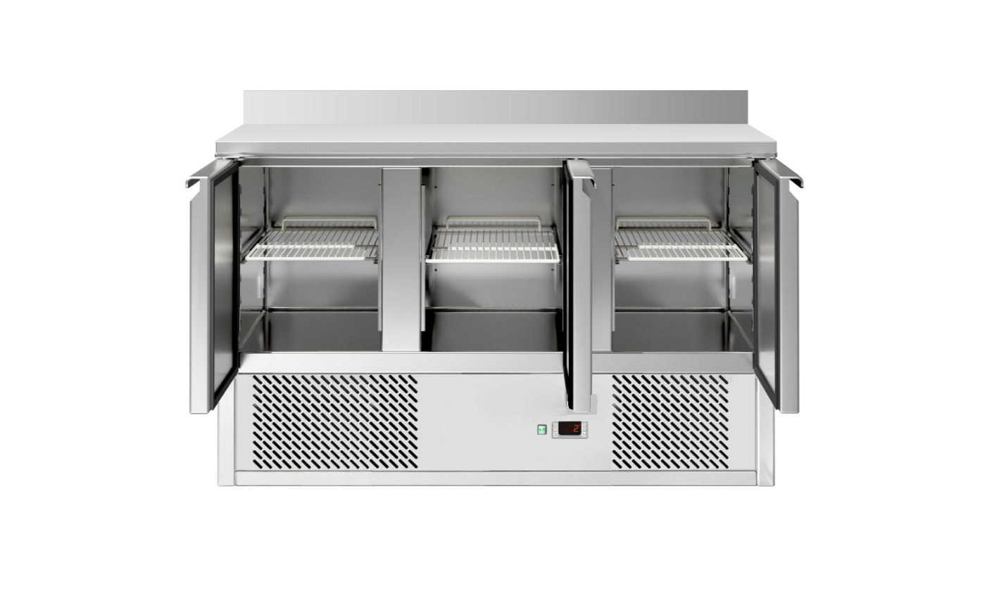 Chladicí stůl s 3 dveřmi 136,5x70x97,6cm 