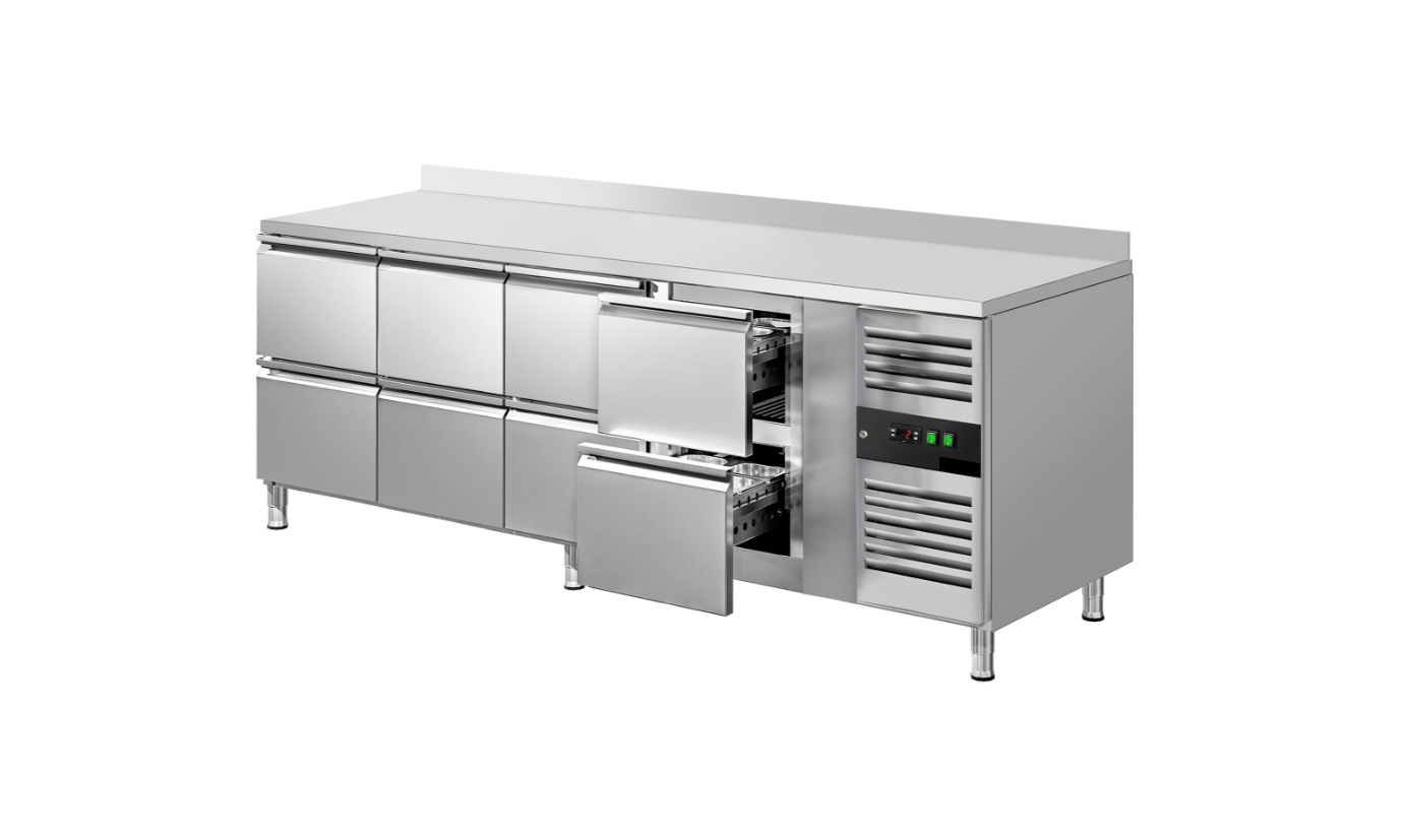 Chladicí stůl 8 šuplíkový 223x70x95cm 