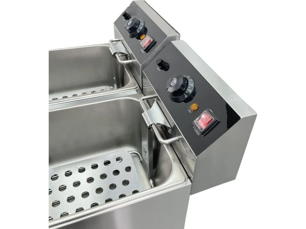 Elektrická fritéza - 2x 6 L
