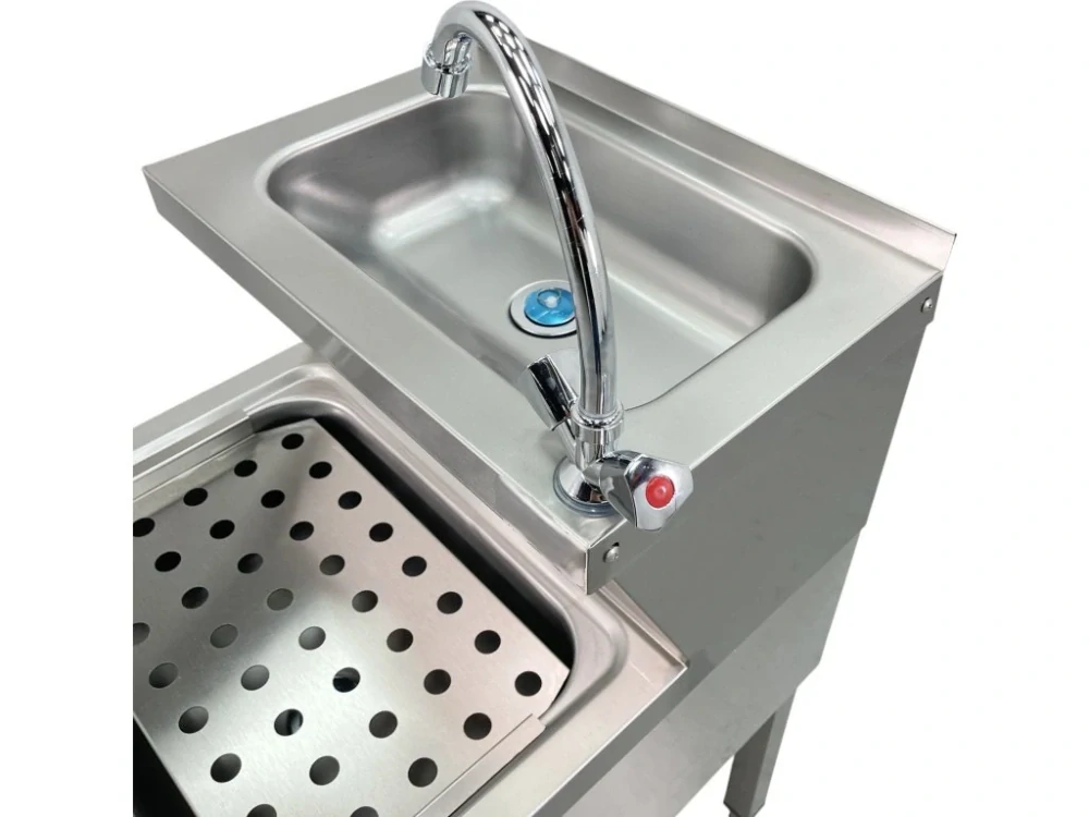 Nerezová výlevka s dřezem 