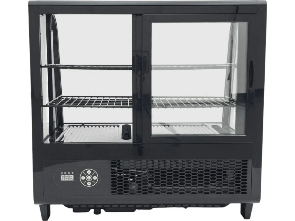 Stolní chladicí vitrína 100 l – černá 