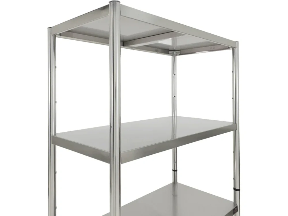 Regál z nerezové oceli 1400 x 500 x 1800 mm
