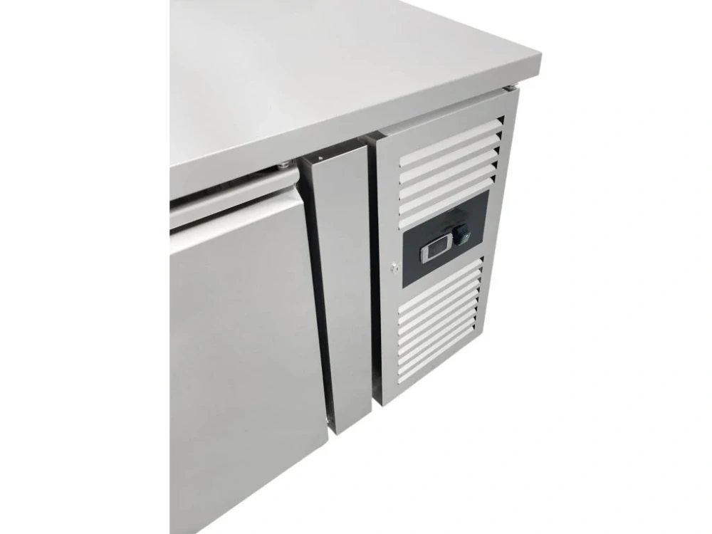 Chladicí stůl s 1 dvířky a 2 šuplíky vlevov
