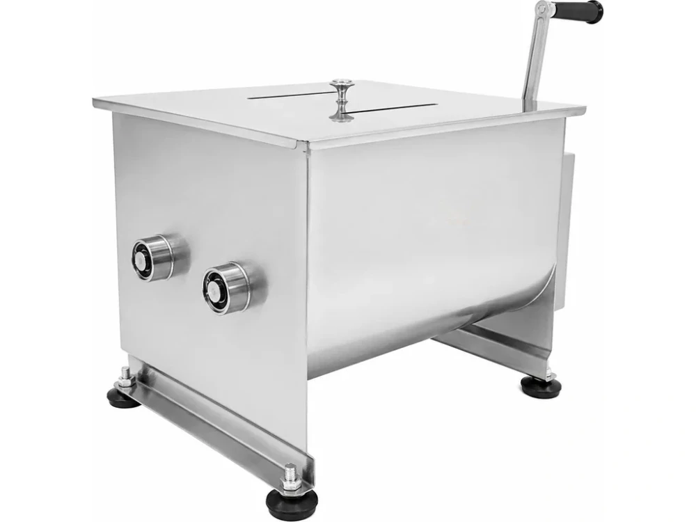 Elektrická míchačka na maso - 40 l - dvojitá hřídel - s elektrickým motorem