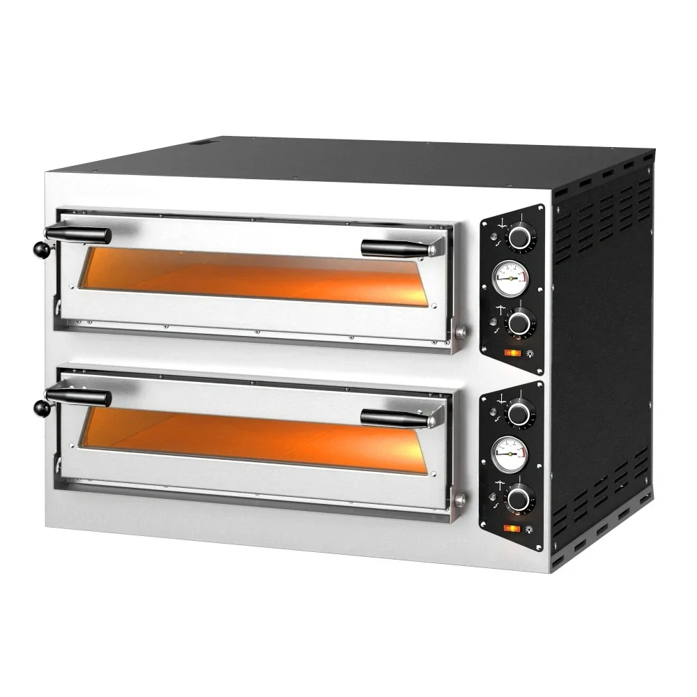 Pec na pizzu 4+4x30cm - manuální