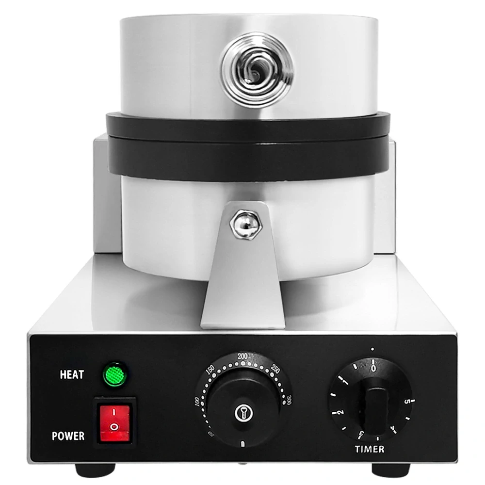 Vaflovač - Jednoduchý - 1,3 kW - Tvar: UFO - pečící plochou otočnou o 180°