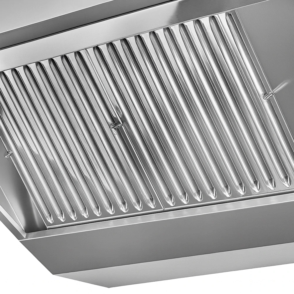 Nástěnná digestoř 1,0 m - s motorem, regulátorem, filtrem a svítidlem