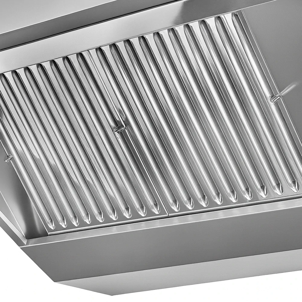 Nástěnná digestoř 1,6 m - s motorem, regulátorem, filtrem a svítidlem