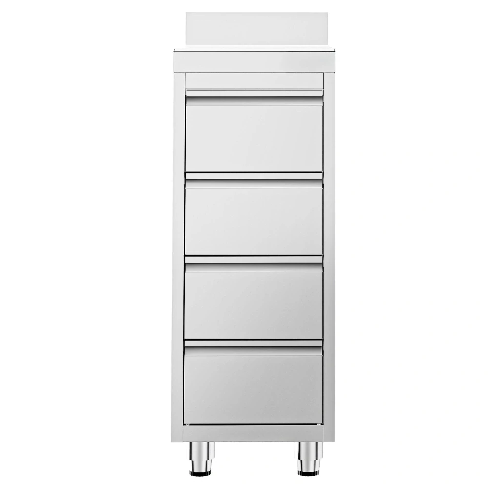 Zásuvková skříň PREMIUM - se 4 zásuvkami & obkladovým panelem - 400x600mm