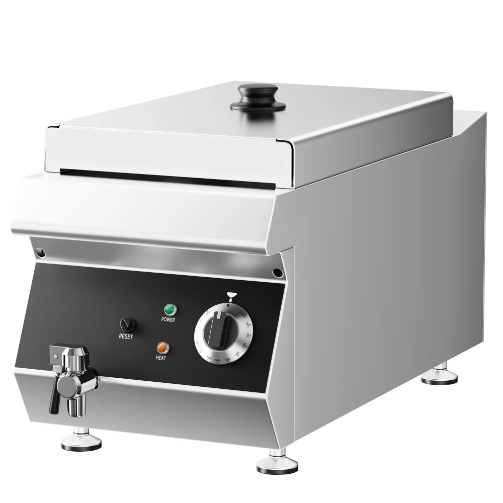 Fritéza - 13 litrů - 4,5 kW - s vypouštěcím kohoutkem