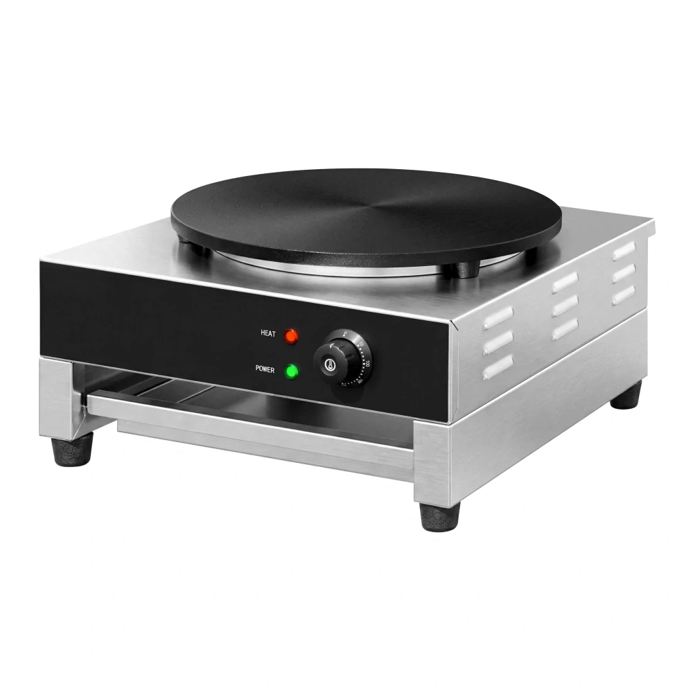 Palačinkovač - manuální ovládání - s 1 plotýnkou - Ø 400 mm