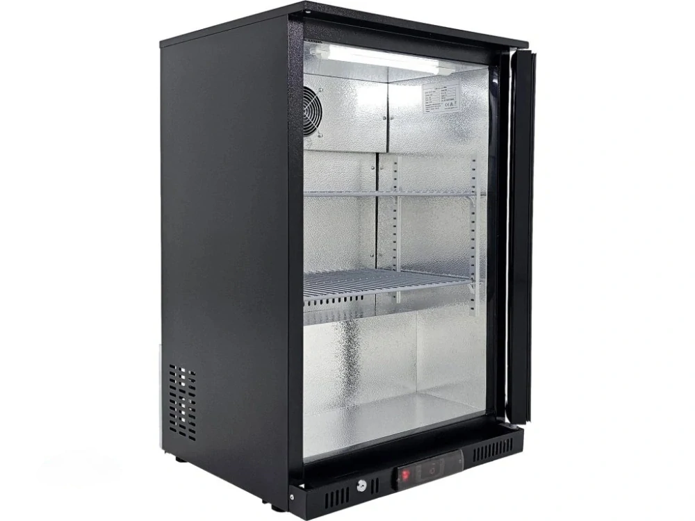 Barová lednice – 120 l, 1× skleněné dveře