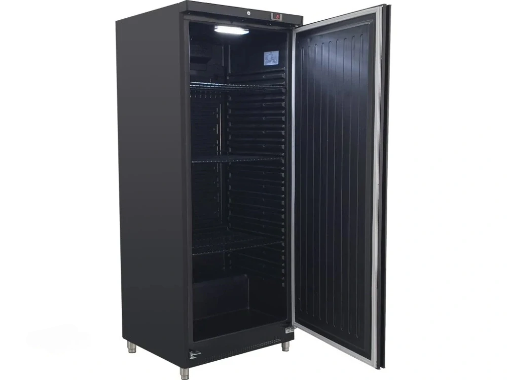 Černá lednice 600 litrů