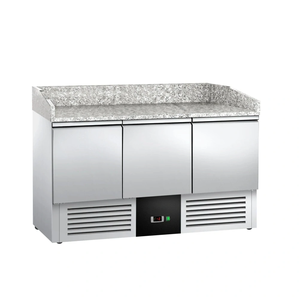 Chladicí stůl na pizzu PREMIUM - 2300x700 mm - se 5 dveřmi