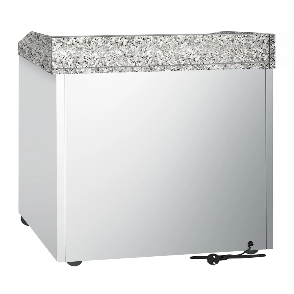Chladicí stůl na pizzu ECO - 935x700 mm - se 2 dveřmi - se žulovou pracovní deskou