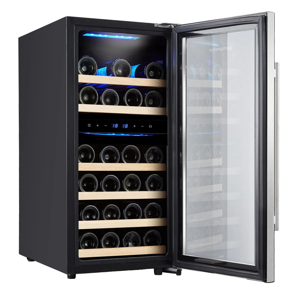 Vinotéka / Chladnička na víno - 2 klimatické zóny - 100 l - max. 33 lahví