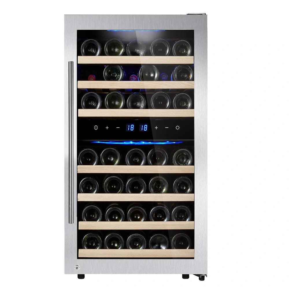 Vinotéka / Chladnička na víno - 2 klimatické zóny - 120 l - max. 45 lahví
