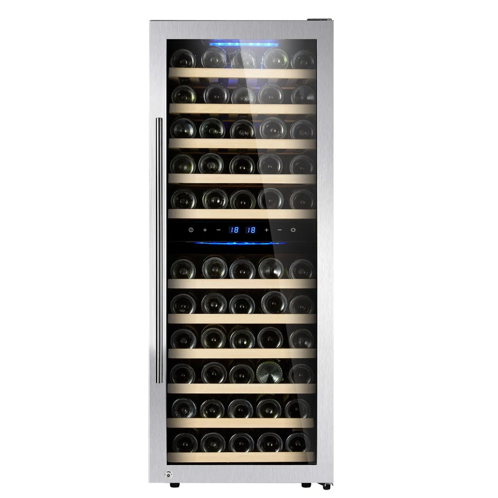 Vinotéka / Chladnička na víno - 2 klimatické zóny - 200 l - max. 73 lahví