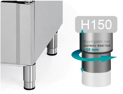 Nerezová chladicí skříň PREMIUM PLUS - GN 2/1 - 687 mm - 560 l - až +8 °C - s 1 skleněné dveře - Digitální termostat; Samozavírací dveře; LED…