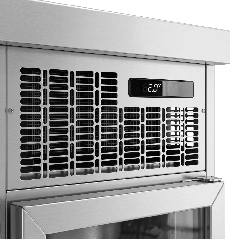 Chladič na sudy - 3x50 L sudy - 1600x600 mm - Se 3 skleněnými dveřmi